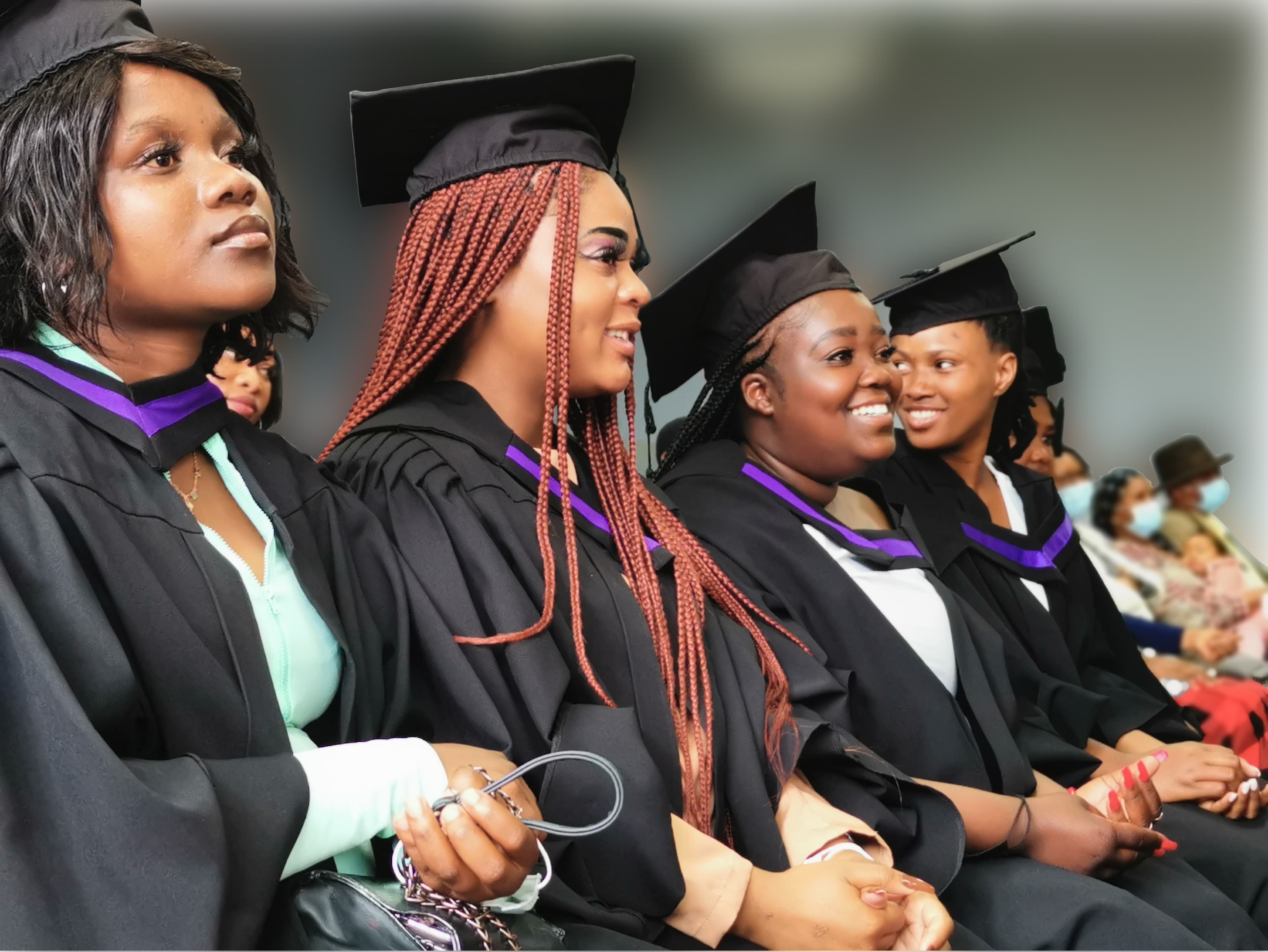 Young women in training